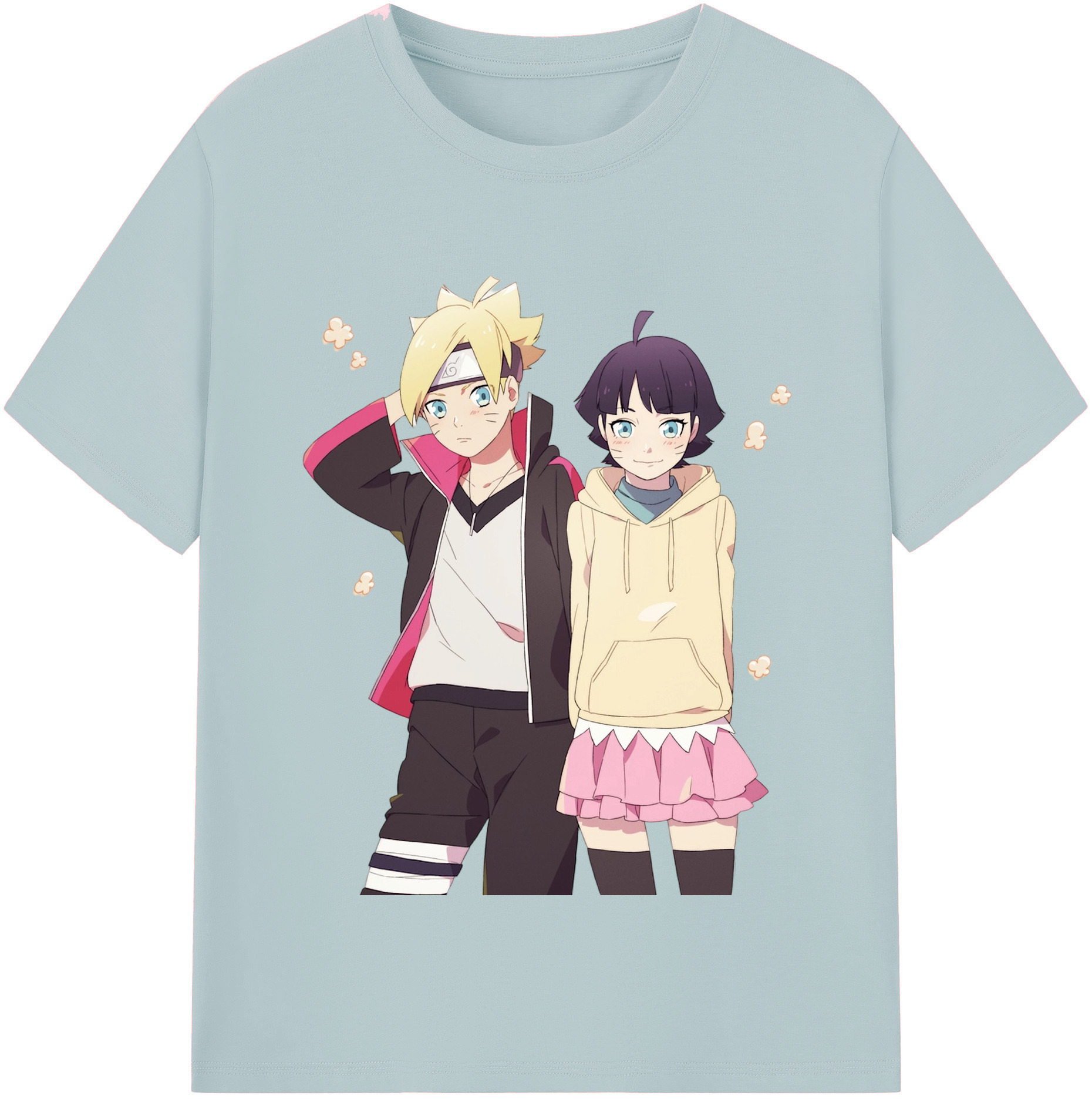 （画像用） NARUTO -ナルト- うずまき ボルト Uzumaki Boruto 綿100％半袖Tシャツ（フロントプリント）